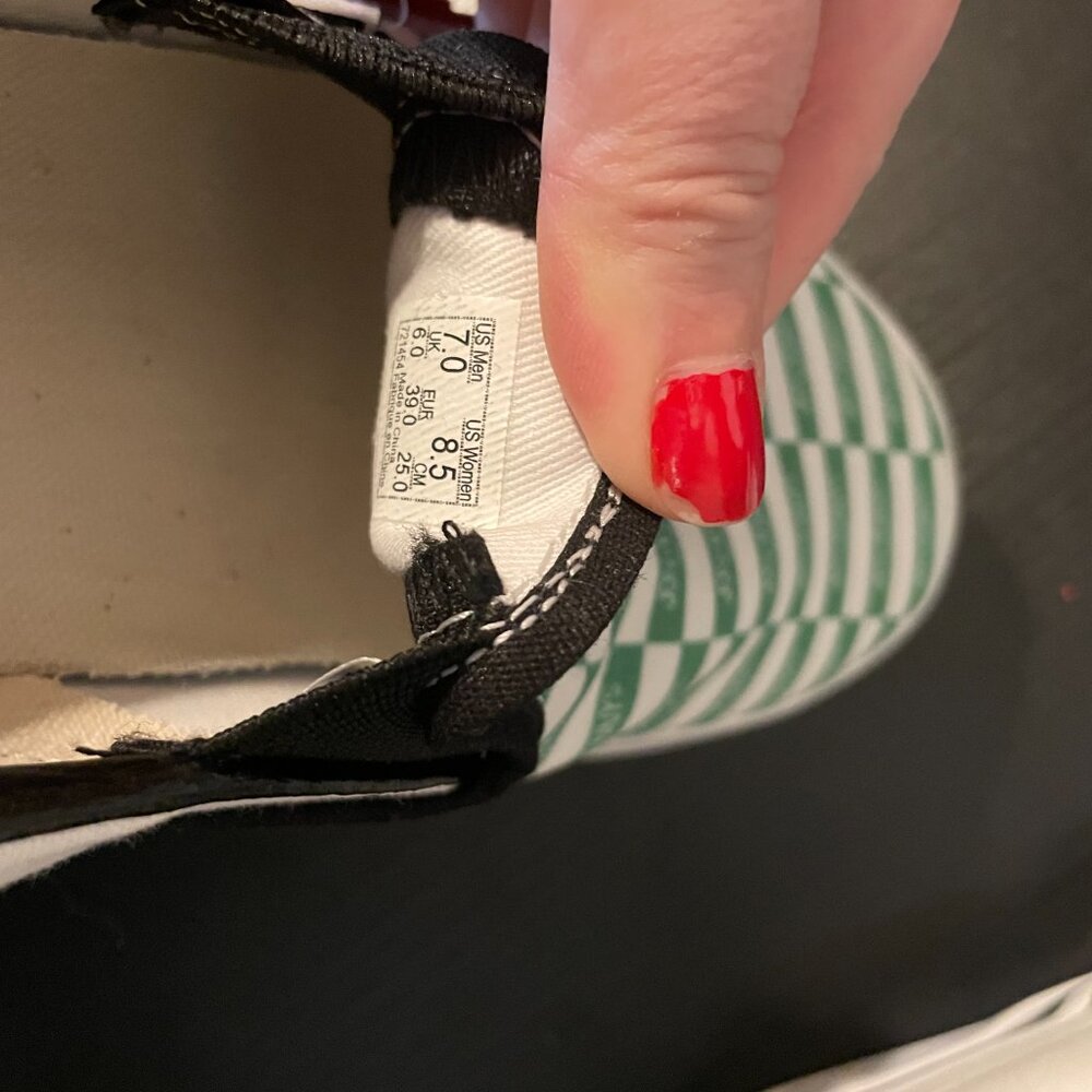 NW Jon and Vinny's Branded Vans Slip Ons Unisex - Picture 6 of 6
